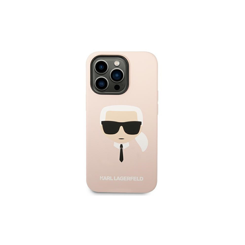 Karl Lagerfeld - Karl Head - iPhone 14 Pro tok - Rózsaszín 