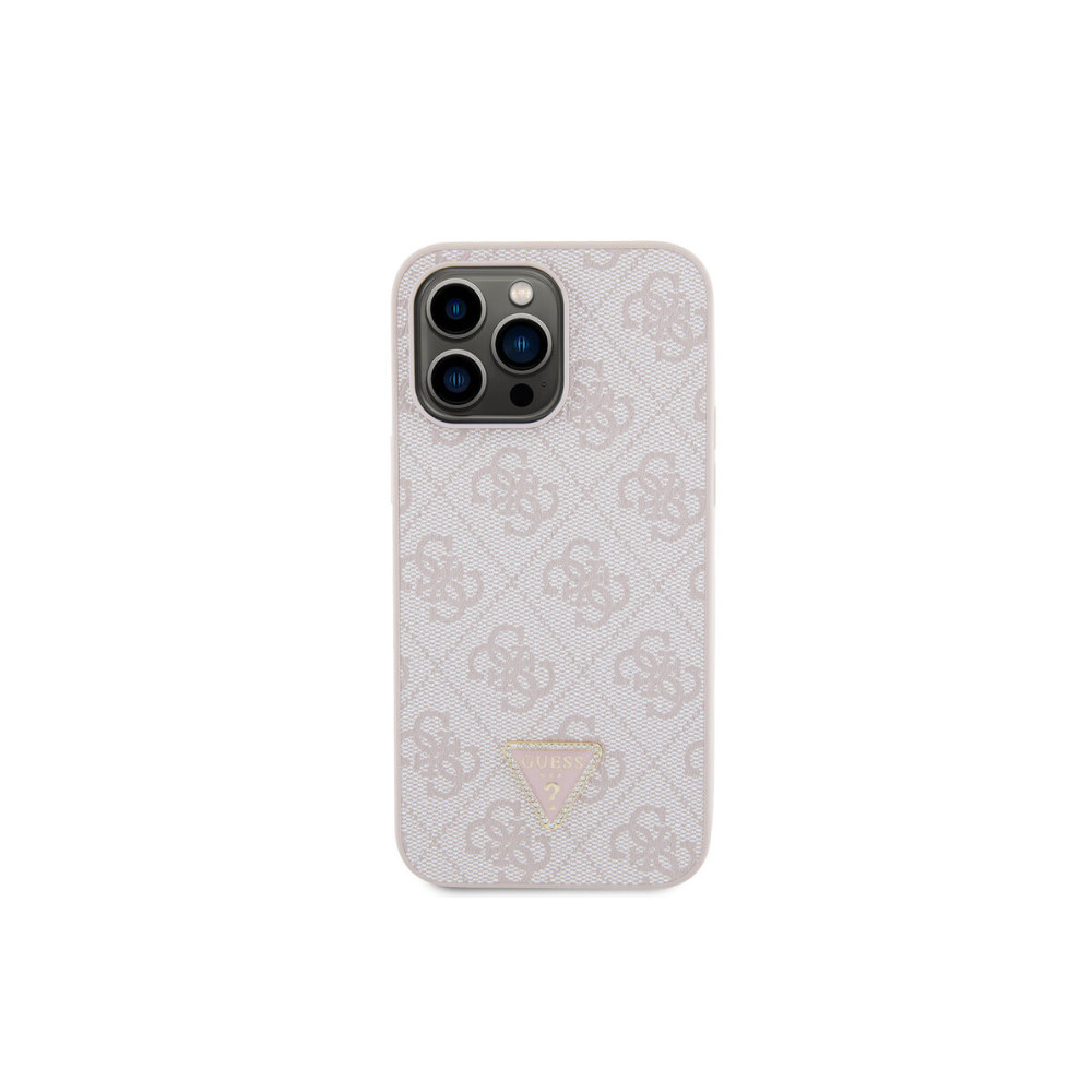 Guess 4G Logo - Strass - iPhone 14 Pro Max tok - Rózsaszín