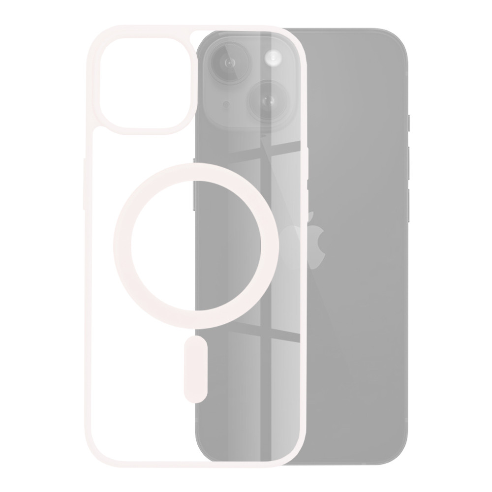 Techsuit MagSafe Pro - iPhone 15 Tok - Rózsaszín