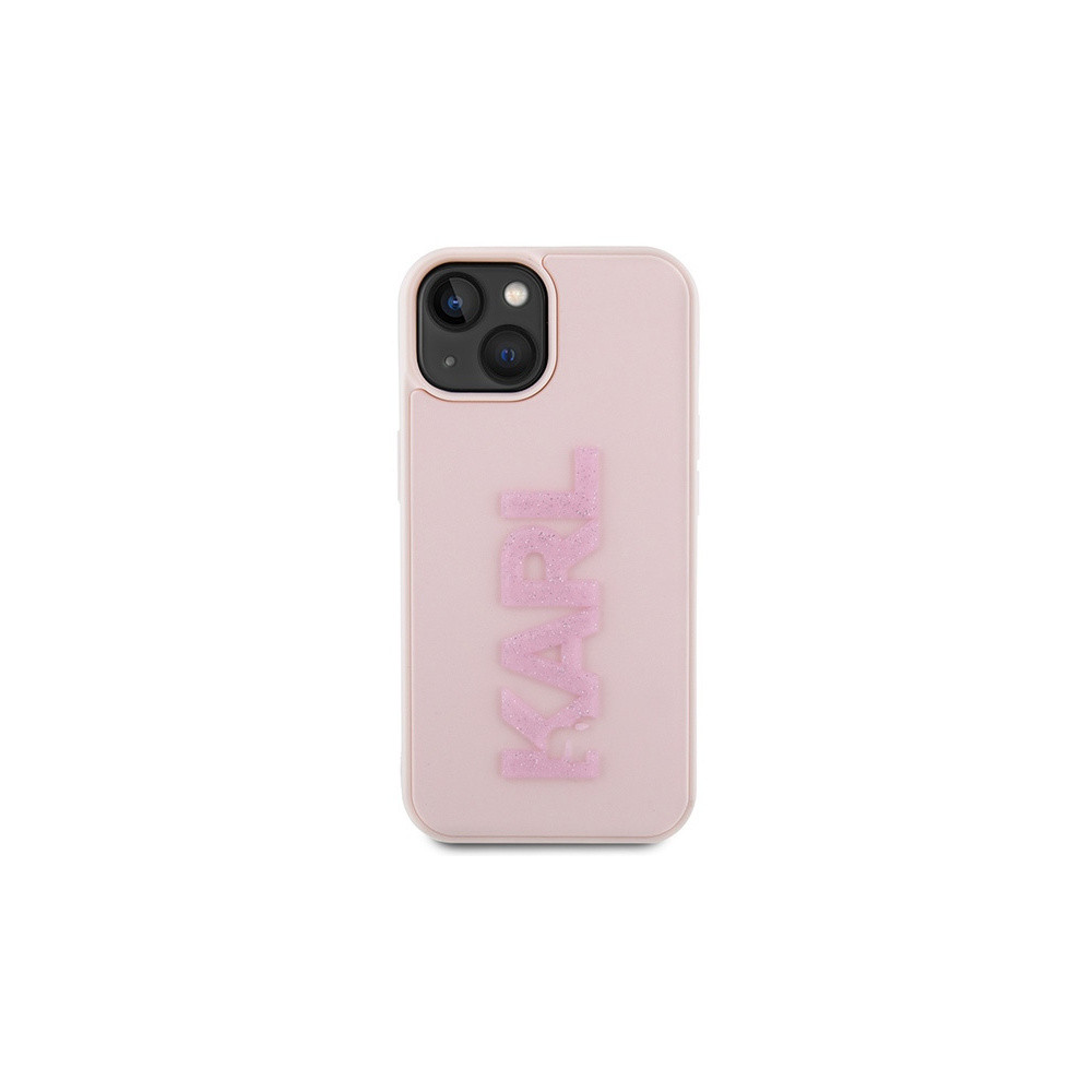 Karl Lagerfeld 3D Karl - iPhone 15 Tok - Rózsaszín 