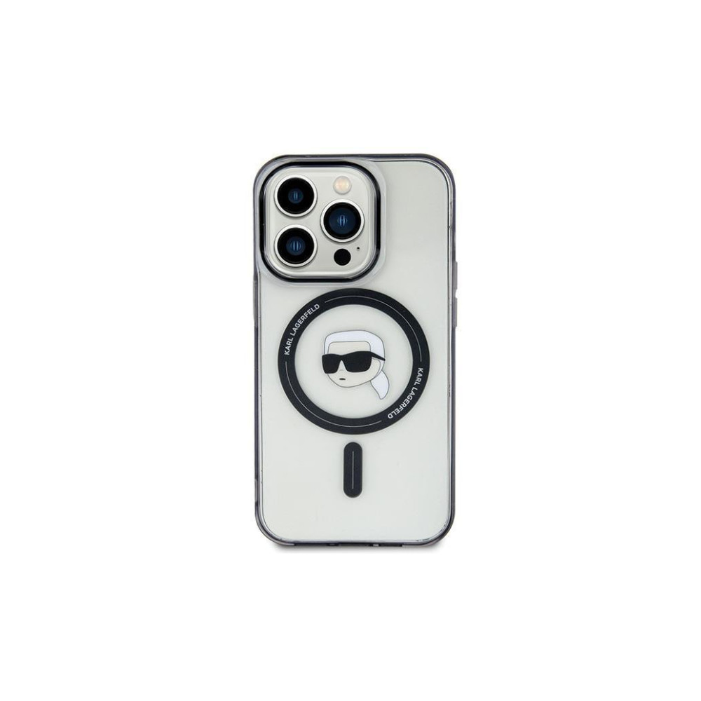 Karl Lagerfeld Ikonik MagSafe - iPhone 15 Plus Tok - Átlátszó 