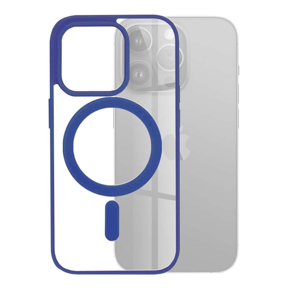 Techsuit MagSafe Pro - iPhone 15 Pro Tok - Kék