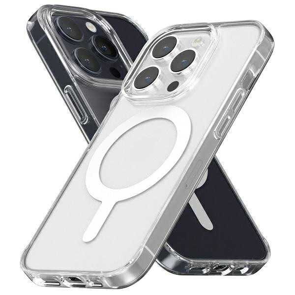Mercury MagSafe Jelhard - iPhone 15 Pro Tok - Átlátszó