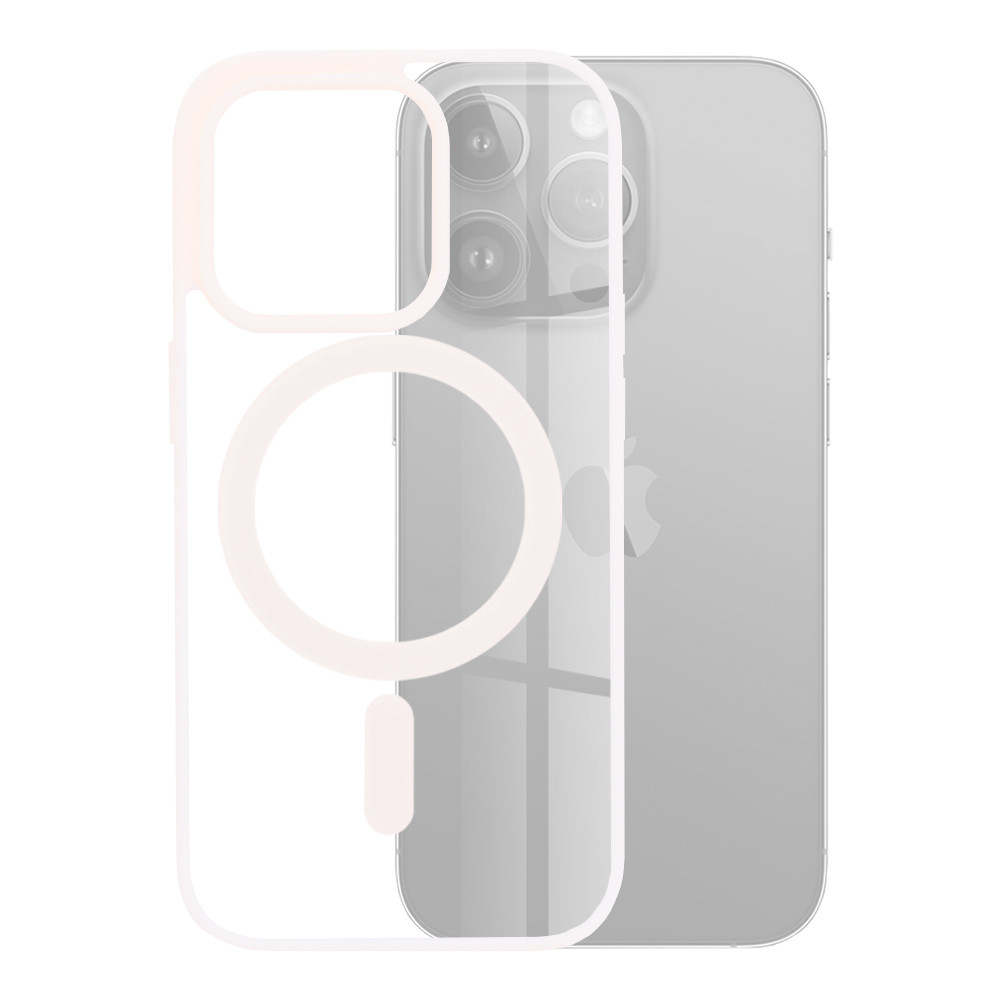 Techsuit MagSafe Pro - iPhone 15 Pro Max Tok - Rózsaszín