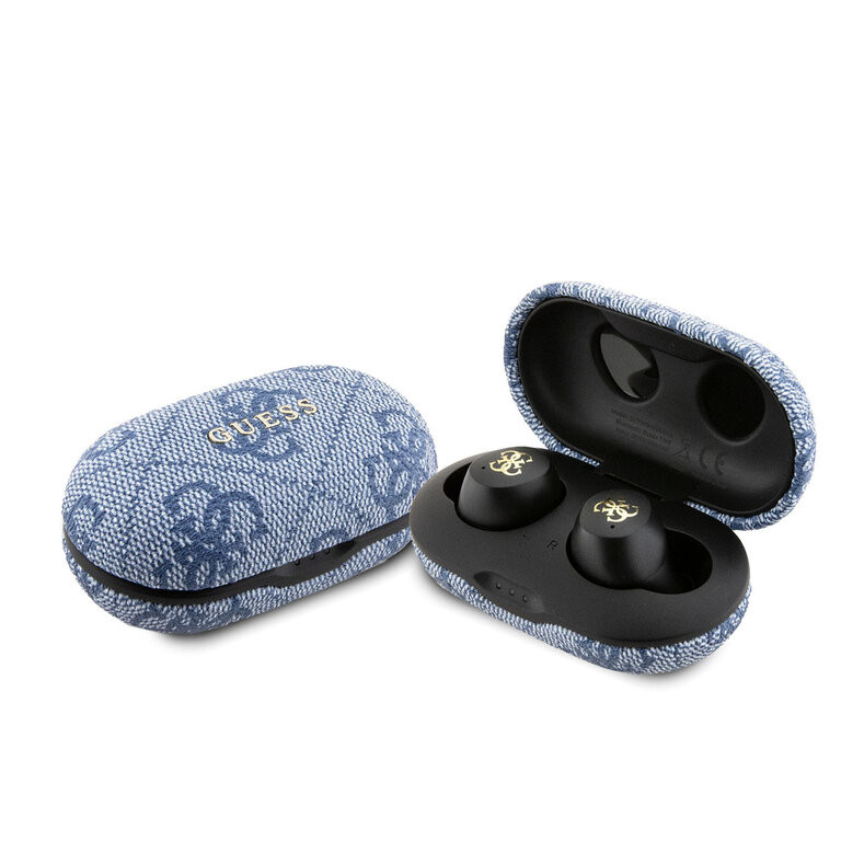 Guess earphones TWS - ENC 4G - töltő tokkal - Kék